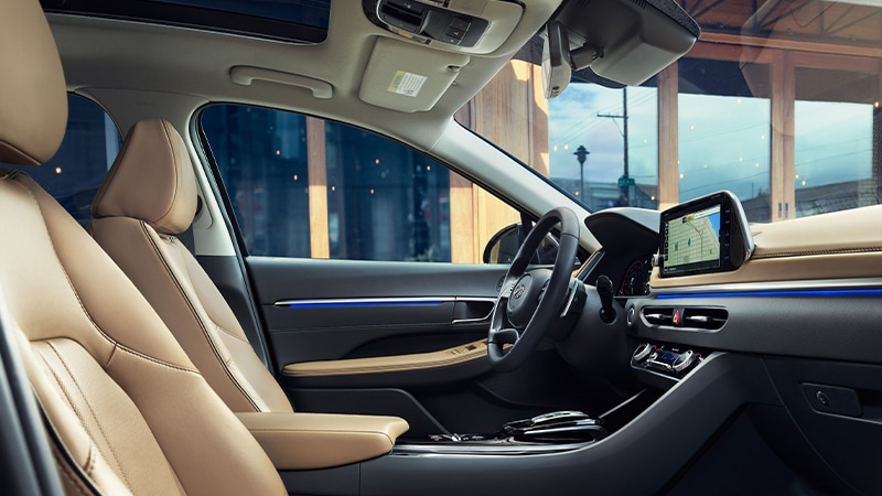 2020 Hyundai Sonata passenger and driver seats
